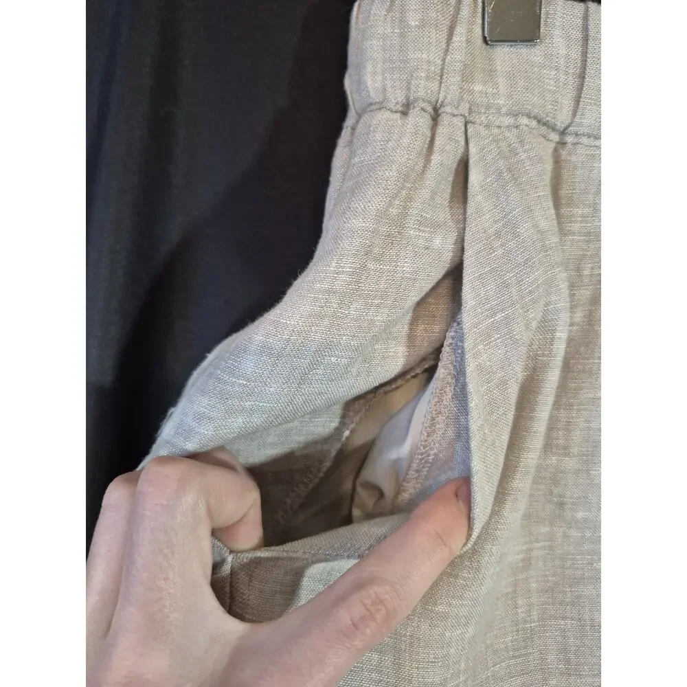 Quince 100% European Linen Pants in Flax Small Women's